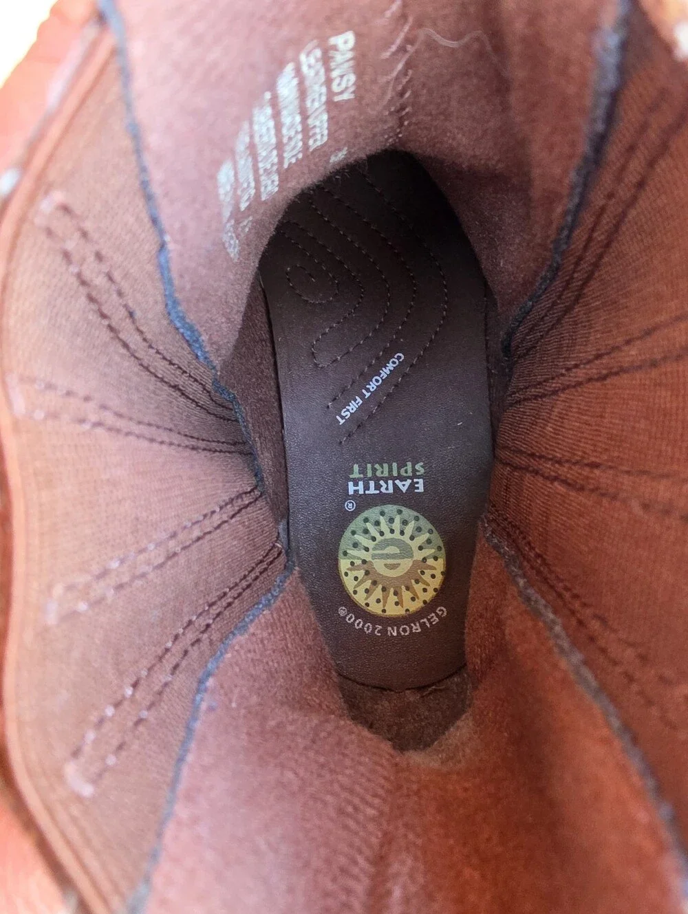 Earth Spirit pansy footbed